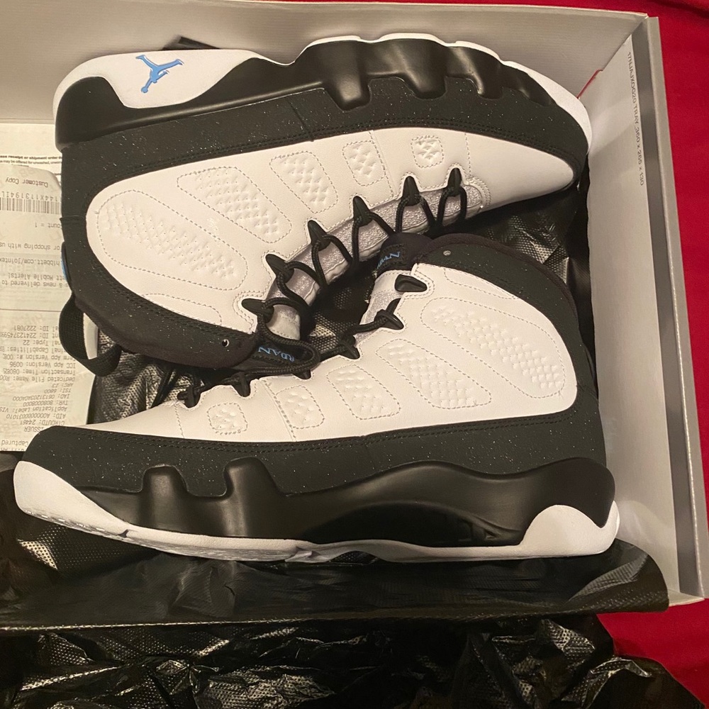 Retro Jordan 9s University Blue